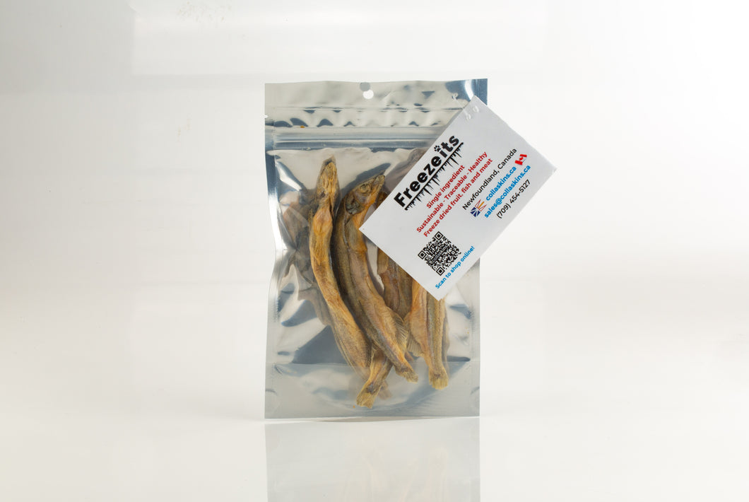 Collaskins Freeze Its - freeze dried whole capelin 25g