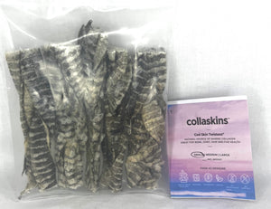 Collaskins Cod Twisteez Snack Pack - small size, 5 pack