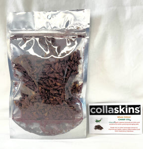 Collaskins Chirp Its - air dried crickets, strawberry 25g